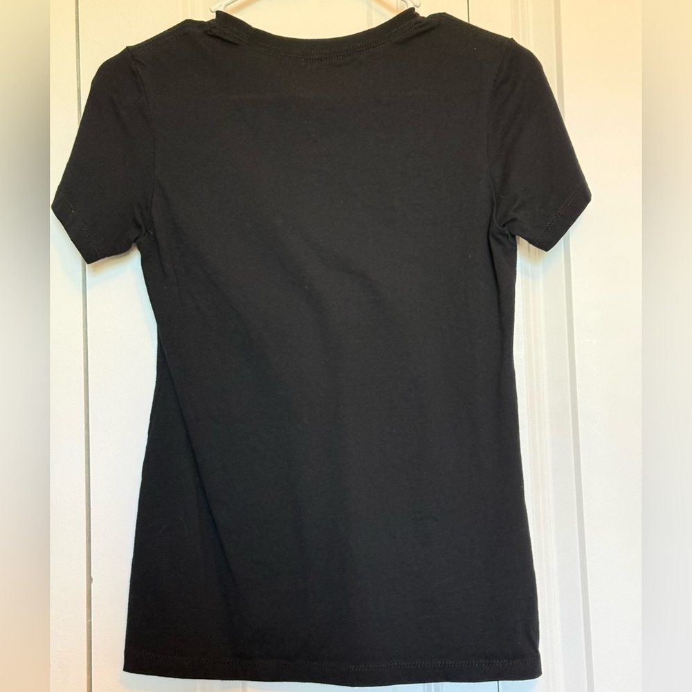 Barbie X Unique Vintage Black Tee With Pink Accents — image 2 of 3